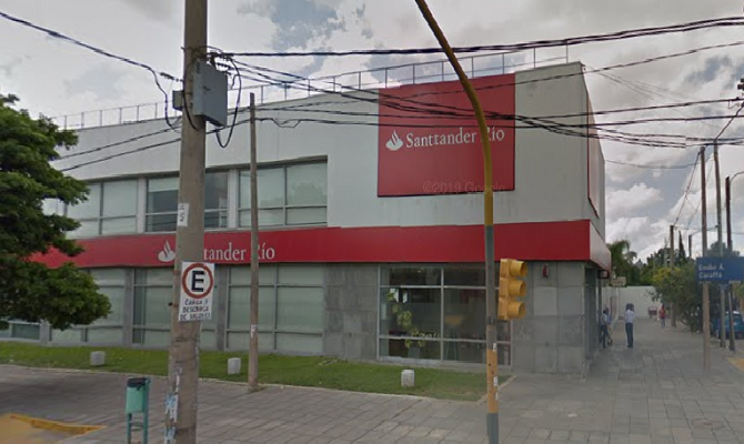 Trabajo realizado a Banco Santander en Córdoba, Argentina
